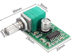 PAM8403 Mini Digital Amplifier 2 x 3W Class D Module Board Volume POT 