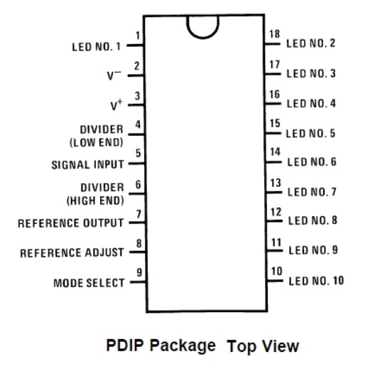 LM3914 Dot/Bar Display Driver