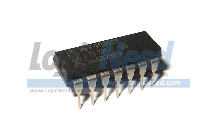 LogicNeed | 4093 Quad 2-Input NAND Schmitt Trigger